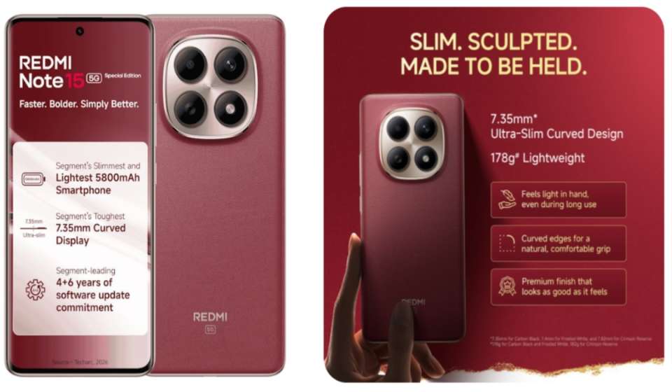 Redmi Note 15 Special Edition launched